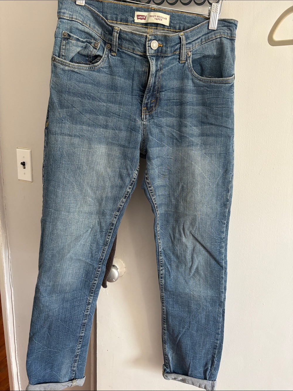 Levi's Boy’s Light Blue Slim Straight Jeans